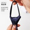 Cremallera para Corbata de Vestir para Hombre Camisa con Cremallera de Negocios para Hombre para el Trabajo Profesional Perezoso Cremallera Fácil Negra