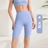 Pantalones Cortos Deportivos de Fitness, Shorts de Glúteo de Durazno, Mallas Elásticas de Cintura Alta para Levantar Glúteos de Mujer, Pantalones de Yoga de Secado Rápido para Mujer