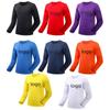 2023 Nuevo Primavera y Otoño Delgado Torcido ~ Secado Rápido Camisetas de Manga Larga para Hombre y Mujer Chaquetas Deportivas para Hombre y Mujer Impresión de Número para Uniforme de Equipo