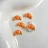 Novo desenho animado simulação comida brincar joias de unha pão resina faça você mesmo cola creme capa de celular acessórios de presilha de cabelo atacado
