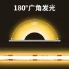 Tira de Luz Flexible Cob de Alto Brillo 12V/24V Bajo Voltaje Certificada ETL Ancho 8mm Tira Lineal Led de Luz Suave