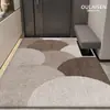 Felpudo Sencillo para Puerta de Entrada para Uso Doméstico, Felpudo de Bucle para Pasillo, Antideslizante, Resistente a la Suciedad, Resistente al Desgaste, Fácil de Mantener, Felpudo Cortable