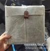 Cesta de almacenamiento de fieltro artículos para el hogar bocadillos juguetes artículos varios caja de almacenamiento bolsa ropa hebilla de cuero cesta de almacenamiento se puede agregar logotipo