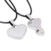 Versão coreana do popular colar de joias da moda ampulheta personalidade criativa comércio exterior quente joias pingente amantes joias de couro