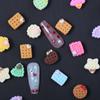 Resina Desenho Animado Joias para Unha Estrela Biscoito Coração Amor DIY Tridimensional Biscoito Coração de Menina Joias para Unha Atacado