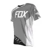 Nueva Camiseta con Cabeza de Zorro FOX Traje de Montar Traje de Descenso Manga Corta para Hombre Verano al Aire Libre Traje de Equipo Personalizado