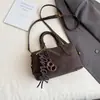 Bolso de Mano Estilo Lujo Ligero Bolso Boston para Mujer Moda de Invierno 2025 Nuevo Bolso de Hombro Cruzado de Alto Valor para Viajar