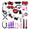 Conjunto Atacado Sm Treinamento Adulto Sex Toys 26 Peças com Tiras de Bondage, Plug Anal, Varinha AV e Brinquedos Alternativos