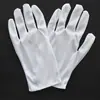 Algodón Shengwang lana texto juego tarea guantes guantes de punto cuentas de plato guantes de algodón blanco cinco dedos tela de rizo guantes de etiqueta