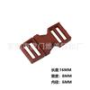 Al por mayor en stock Accesorios para Ropa de Bebé Hebilla de Plástico Ajustable Cierre de Broche Correa Hebilla 8mm Hebilla Pequeña