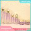 Guangzhou fábrica Bailing garrafa set multi-sided garrafa multi-ângulo garrafa de vidro galvanizado bronzing garrafa cosmética novo material de embalagem