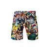 Verano AliExpress nuevo japonés difuso pequeño mar 3D impresión a color shorts casuales pantalones de playa