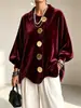Otoño/Invierno 2026 Nuevo Transfronterizo Europeo y Americano Amazon Manga Larga Ropa de Mujer Cardigan con Solapa Terciopelo Coreano Moda Top Ropa de Abrigo