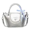 Bolso de Mujer Estilo Coreano Bolso de Mano Sencillo 2025 Nuevo Versátil Bandolera Moda Bolso Cubo Diseño de Nicho Bolso Cruzado
