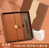 Caderno A5 com Logo Personalizado, Bloco de Notas para Reuniões de Escritório, Conjunto de Cadernos de Alta Qualidade