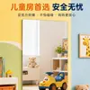 Espejo de tocador autoadhesivo transfronterizo para dormitorio principal, espejo de baño, espejo de inodoro, montado en la pared, no requiere taladro para uso doméstico