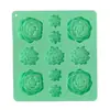 Molde de Silicona para Suculentas de 11 Cavidades Perfecto para Hacer Chocolates con Forma de Suculentas Cubitos de Hielo Galletas y Decoraciones de Pastel Ideal para Repostería y Manualidades DIY de Bricolaje de Grado Alimenticio Antiadherente y Fácil de Limpiar