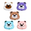 Accesorios para Abalorios de Oso Acrílico con Agujero Recto Accesorios DIY Materiales Hechos a Mano Collar Llavero Colgante para Bolso Al por Mayor