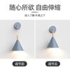 Luminária de parede simples nórdica personalidade criativa decoração de design de corredor doméstico lâmpadas de parede modernas LED para quarto e cabeceira