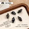 Concha Forma de Caracola Estilo Oceánico Colección Pendientes Pendientes Llavero Bolso Colgante Cerámica Acrílico Cuentas DIY