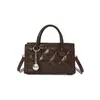 Bolsa chic acolchoada estilo Chanel para mulheres 2026 Outono Nova Chegada Bolsa de Ombro para o Dia a Dia Bolsa de Mão