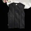 Camiseta sin mangas de color liso para hombre, chaleco de gamuza resistente de moda para verano, camiseta sin mangas deportiva casual retro americana