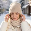 Gorro de Punto para Padres e Hijos Estilo Europeo Otoño Invierno Color Caramelo Lana Moda Unisex Cálido para el Frío