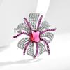 INS nuevo broche de abrigo de corte retro exquisito versátil de lujo clásico elegante elegante de estilo europeo entrega de una pieza
