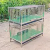 Jaulas de Acero Inoxidable de Tres y Dos Niveles para Pollos, Patos, Conejos y Palomas, Adecuadas para Uso Doméstico y al Aire Libre, Impermeables Multicapa