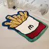 Tapete Cartoon de Formato Especial, Tapete para Chão de Sala de Estar, Manta para Quarto ao Lado da Cama de Imitação de Caxemira Flocado, Tapete para Pés de Closet, Tapete para Banheiro