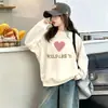 Sudadera para Niñas Primavera y Otoño 2026 Estilo Nuevo Holgada y Elegante Versátil Pulóver con Forro Polar para Niños Mayores y Estudiantes de Primaria