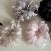 Goma de pelo de Malla Burbuja Coreana para Mujer, Diadema Exquisita de Alta Gama, Goma de Organza, Accesorio Elástico para el Cabello