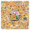 100 Pegatinas de Capibara Edición Q Animal Lindo Cappibalakatong Impermeables Decorativas para Libreta de Mano Papelería Pegatinas Venta al por Mayor