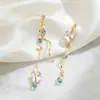 Estilo Coreano Femenino Corazón Estilo Ins Pinza para Oreja Sin Perforación para Mujer Asimétrico Super Hada Adelgazante Dulce Rosa Aretes de Botón Accesorios para Orejas
