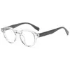 Nuevas gafas protectoras de silicona para bebé con estilo, anti luz azul, con patillas de silicona y montura de remaches poligonales de colores anti luz azul