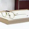 Óculos de Sol Masculino Casuais Redondos de Liga Metálica Artesanais Estilo Japonês de Luxo Transfronteiriços Dasan J Óculos de Sol Femininos Cool para Sessão de Fotos de Férias