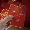 Gancho de personaje Red Fu, gancho autoadhesivo creativo de Año Nuevo, gancho de plástico resistente sin perforaciones, gancho para sala de estar, gancho festivo