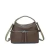 Bolso de mano elegante estilo coreano con estampado de lichi 2026 nuevo versátil moderno simple bandolera de hombro bolso caja simple