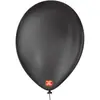 Balão 9 Ébano Preto Liso