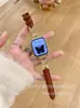 Fivela de Metal Borboleta Tira de Couro Adequado para Apple Watch 10 S11 Huawei Fit4 Gt6 Xiaomi 9Pro Pulseira