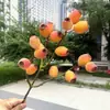 Fruta de Espinheiro-Alvar, Maçã Pequena, Pera, Fruta Artificial, Frutas Vermelhas Falsas para Casamento e Decoração de Casa, Atacado