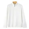 Sudadera con media cremallera y cuello alto Otoño Invierno Nueva Moda Sudadera de manga larga para hombre Tendencia Casual Superior Se puede imprimir Pintura Logo