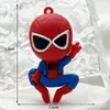 Pingente chaveiro Homem-Aranha Marvel transfronteiriço, mercadoria de anime de desenho animado, boneco do Homem-Aranha, pingente de mochila, pequena figura