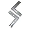 Ferragens Móveis Prata Código de Ângulo Extra Grande Chapa de Ferro Conector de Ângulo Reto Fixador Quadro de Ponto Cruz Conector de Iluminação