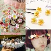 Fábrica direta de atacado de frangipani de cerâmica macia DIY pulseira colar joias de cabelo estilo viagem e vento materiais de flor artesanais