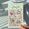 Céu Rosa Elegante Gato Mary Relevo Tridimensional Desenho Animado Fofo Coração de Menina Manual DIY Adesivo de Decoração de Unha