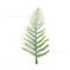 Árbol de Navidad DIY de Pino Escarchado Blanco Realista y Hierba de Ciprés Decoraciones de Rama de Pino Accesorios de Decoración de Agujas de Pino