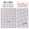 Adesivos de Unha Flor de Cinco Pétalas Frescos e Simples 5D Em relevo Tridimensional Versátil Flor Artigos para Decoração de Unhas DIY Estilo Sl