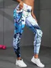 Pantalones de Yoga Europeos y Americanos Transfronterizos Estampado Digital 3D Pantalones Ajustados Capa Base Pantalones de Fitness Posición Fija DIY
