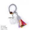 Chaveiro de maçã de cristal natural 20mm transfronteiriço pingente trançado Véspera de Natal decoração de bolsa de maçã de ágata